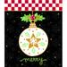The Holiday Aisle® It's Christmas Peace Ornament by Annie LaPoint - Wrapped Canvas Print Canvas in White | 48 H x 36 W x 1.25 D in | Wayfair