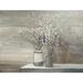 Wildon Home® Pussy Willow Still Life Pots by Julia Purinton - Print on Canvas Metal | 30 H x 40 W x 1.25 D in | Wayfair