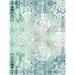 Ophelia & Co. Crackled Elegance in Blues - Wrapped Canvas Painting Canvas in White | 48 H x 36 W x 1.25 D in | Wayfair