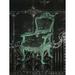 Ophelia & Co. Chalkboard Chair & Iron - Wrapped Canvas Print Metal | 32 H x 24 W x 1.25 D in | Wayfair 84882DFE30684D8E8380928A76B3FDCC
