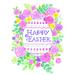 The Holiday Aisle® Happy Easter Floral by Deb Strain - Wrapped Canvas Print Canvas | 24 H x 18 W x 1.25 D in | Wayfair