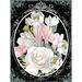 Wildon Home® Silver Garden on Black I by Beth Grove - Wrapped Canvas Print Canvas | 16 H x 12 W x 1.25 D in | Wayfair