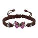 Kayannuo Valentines Day Gifts Christmas Clearance Butterfly Charm Bracelet Lovers Bracelet Hand Woven Valentine s Day Bracelet Girlfriends Butterfly Jewelry