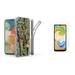 Bemz Flex Gel Series Cover for Samsung Galaxy A14 5G Case (Hunting Tree Camo) with (2-Pack) Tempered Glass Screen Protectors