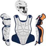 All-Star Afx Fastpitch Complete Catcher's Gear Set White/Navy