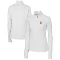 Women's Cutter & Buck White San Francisco Giants DryTec Traverse Stretch Quarter-Zip Pullover Top