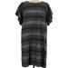 Anthropologie Dresses | Anthropologie Moon River Flutter Sleeve Stripe Dress | Color: Black/White | Size: L