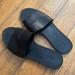 Madewell Shoes | Madewell The Boardwalk Post Slide Sandal | Color: Black | Size: 7.5