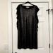 Michael Kors Dresses | Michael Kors Black Sequin Dress With Removable Black Ribbon Belt - Size L | Color: Black | Size: L