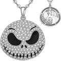 Disney Jewelry | Diamond Nightmare Before Christmas Scene Necklace | Color: Gold/Silver | Size: Os