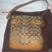 Coach Bags | Authentic Coach Handbag, Leather With Signature Canvas. It’s In Excellent Shape. | Color: Brown/Tan | Size: Os