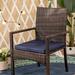 Lark Manor™ Alyah Rectangular 6 - Person 60" Long Outdoor Dining Set w/ Cushions Metal in Black | 63.8 W x 38.7 D in | Wayfair