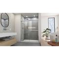 DreamLine Alliance Pro BG 56-60 in. W x 70 3/8 in. H Semi-Frameless Sliding Shower Door Tempered Glass in Gray | 70.38 H x 0.19 D in | Wayfair