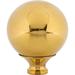 UNIQANTIQ HARDWARE SUPPLY Polished Brass Ball Bed Post Finials in Yellow | 2.5 H x 1.75 W x 1.75 D in | Wayfair UA-764-BPB-4