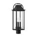 Visual Comfort Studio Collection Sean Lavin Wellsworth 20 Inch Tall 3 Light Outdoor Post Lamp - OL13207TXB