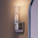 Luxury Cosmopolitan Wall Sconce 12.625H x 5W with Modern Farmhouse Style Brushed Nickel UHP4054 by Urban Ambiance