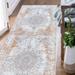 Rugking Area Rug 2x6 Taupe Runner Rug Hallway Rug Vintage Distressed Rug Kitchen Indoor Foldable Traditional Non Slip Carpet Bathroom Bedroom Living Room