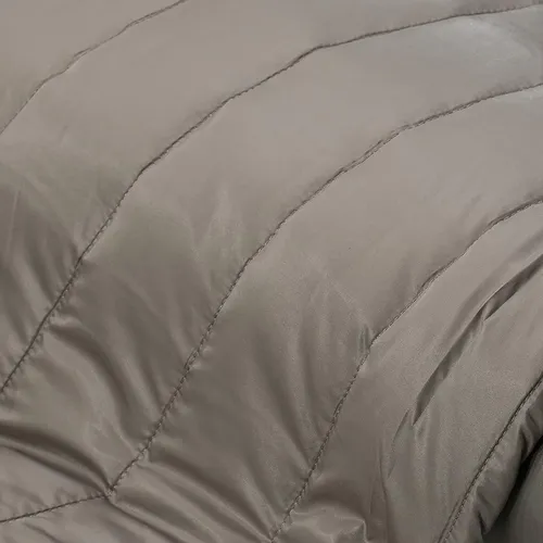 Tissu matelassé « rayures », pierre