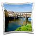 3dRose Ponte Vecchio Florence Tuscany Italy - EU16 NTO0397 - Nico Tondini Pillow Case 16 by 16-inch