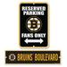 Boston Bruins Parking & Street Sign Set