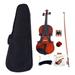 GV100 1/8 Acoustic Solid Wood Violin Kit with Case Bow Rosin Strings Shoulder Rest Tuner Natural