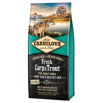 Carnilove Fresh Adult carpe, truite pour chien - 12 kg