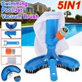 YouLoveIt Swimming Pool Net Pool Cleaning Kit ortable Swimming Pool Vacuum Cleaning Tool Kit Suction Vacuum Head Cleaner Cleaning Kit Pool Accessories Tool