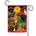 Halloween Night Outdoor Garden Flag 18" x 12.5"