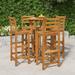 vidaXL 5 Piece Patio Dining Set Solid Wood Acacia