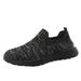 KaLI_store Womens Walking Shoes Women s Running Shoes Tennis Walking Fashion Sneakers Black 7.5