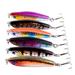 Etereauty 6 Pcs 6.4cm/10.2g Colorful Hard Fishing Lures Sinking Long Shot Lures Life-like Swimbaits Artificial Baits with Strong Treble (Set of 6 Style for Random)