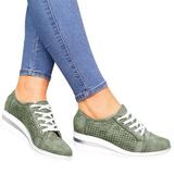 eczipvz Walking Shoes Women Women s Slip on Shoes Comfortable Flats Shoes Dress Shoes Tennis Shoes Work Casual Green