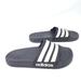 Adidas Shoes | Adidas Adilette Slides Aq1701 Sandals Slip On Off Court Shower Shoes Mens Size 8 | Color: Black/White | Size: 8