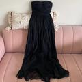 J. Crew Dresses | J. Crew Jcrew Black Mesh Maxi Dress Bld Wedding Bridesmaid Party Size 4 J | Color: Black | Size: 4