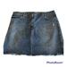 J. Crew Skirts | J. Crew Size 12 Denim Mini Skirt Frayed Edges, Casual Wear, Vacation Apparel | Color: Blue | Size: 12m