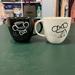 Disney Kitchen | Bn Set Of 2 Disney Parks “Mr. & Mrs.” Mugs 12oz | Color: Black/White | Size: 12oz