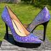 Jessica Simpson Shoes | Jessica Simpson Glitter Platform Heel Size 10 Pointed Toe Nwb | Color: Pink/Purple | Size: 10