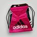 Adidas Bags | Adidas Draw String Bag | Color: Black/Pink | Size: 13”X17”