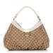 Gucci Bags | Gucci D-Ring Hobo Shoulder Bag 100% Authentic | Color: Tan/White | Size: L15.00"Xw6"Xh9.50"Xd4.50"