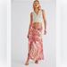 Free People Dresses | Free People Convertible Dress/Skirt- Like New Condition | Color: Orange/Pink | Size: L