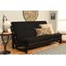 " 6-inch Innerspring Full-size Futon Mattress in Twill Black - KFTBLAF2M1"