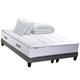 Pack Matelas Ressort + visco + 2 Sommiers + couette oreiller 160x200