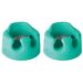 Bumbo Baby Soft Foam Wide Floor Seat w/3 Point Adjustable Harness, Aqua (2 Pack) - 2.9