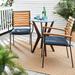 Humble + Haute Indoor/Outdoor Corded Solid Chair Pads (Set of 2)