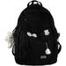 15.6 Inch Laptop Backpack College Backpack Anti-theft Teenagers Girls Women Students Backpack Black