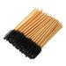 300 Pack Mascara Wands Disposable Eye Lash Brushes Eyebrow Brush Applicator for Eyelash Extensions Makeup Tool Kit Gold/Black