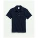 Brooks Brothers Men's Vintage Pique Indigo Short-Sleeve Polo Shirt | Dark Blue | Size Large