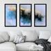Orren Ellis Psalm 62:8 Pour Out Your Heart to Him by Mark Lawrence - 3 Piece Single Picture Frame Graphic Art /Acrylic in Black/Blue/Yellow | Wayfair