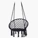 Dakota Fields Carnol Swing Chair Wicker/Rattan in Black | 47.2 H x 23.6 W x 31.5 D in | Wayfair F903DD255AE041FAA638DA58DAE4E869