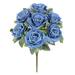 Primrue Roses Flower Bush Silk/Polyester/Fabric | 17 H x 10 W x 10 D in | Wayfair C53D8A2E0F1541818100FDE905CBF8CC